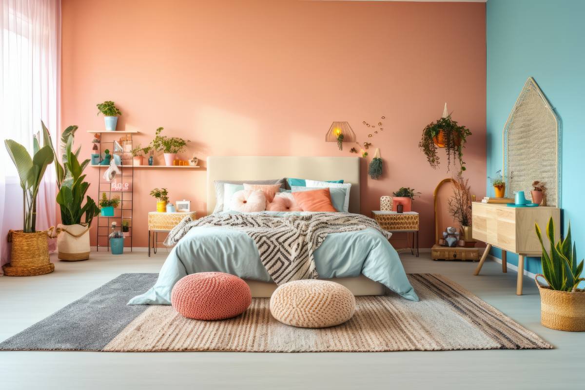 elegant and modern bedroom
